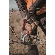 Teknocan Marketing J468 Budama Makası, Alüminyum Döner Saplı, 210 mm Komple Uzunluk, 25 mm Dal Kesme Çapı