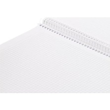 Teknocan Marketing Pruva A4 Pet Spiralli Karton Kapaklı Defter 144 Yaprak - Kareli - Turuncu