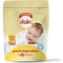 Dalin Granül Doğal Sabun 500 gr Yenidoğan Hassas Ciltler İçin Pamuklu ve Polyester Çamaşırlar İçin Paraben İçermez
