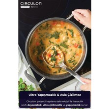 Teknocan Marketing 24X13,5 cm Cam Kapaklı Tencere