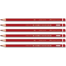 Faber-Castell 6'lı Kırmızı Renkli Kurşun Kalem 1410 Canlı Renkler İle Yazma Deneyimi