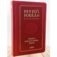 Teknocan Marketing Feyzü'l Furkan Tefsirli Kur'an-I Kerim Meali (Orta Boy - Tefsirli Meal - Ciltli) - Bordo