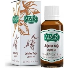 Teknocan Marketing Alvin Jojoba Yağı, Soğuk Sıkım,yüzde Yüz Saf ve Doğal, 20 ml