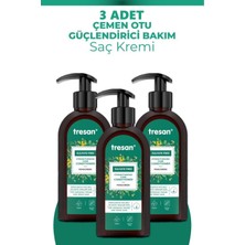 Tresan Çemen Otu Güçlendirici Sülfatsız Bakım Saç Kremi 300 ml 3 Adet