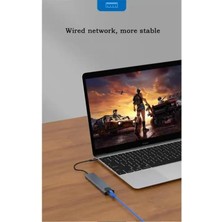 Teknocan Marketing 8 In 1 Type C To 2 Port USB 3.0 2 Sd Kart Tf Kart HDMI 2pd Kablolu Adaptör iphone 15 Serisi Uyumlu Type C Girişli Cihazlara Uyumlu ZR38