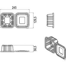 Teknocan Marketing Düz Kapak Sızdırmaz 500 cc - 100 Adet