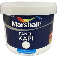 Marshall 2,5 Lt Su Bazlı Kokusuz Beyaz Panel Kapı Boyası Mat Görünüm ile İç Mekanlar İçin