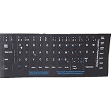 Teknocan Marketing 300162 Türkçe F Siyah Klavye Stiker