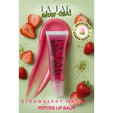 LA FAE BEAUTE Strawberry Matcha Lip Balm Besleyici Onarıcı ve Nemlemdirici Dolgun ve Parlak Dudak Bakım Kremi