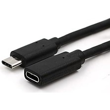 Teknocan Marketing 1.8 Metre USB Type C Extension Cable - Dişi Erkek Usb-C USB Erkek Dişi Typec Kablo Erkek Dişi Type-C Kablo