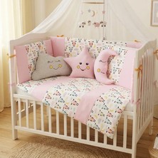 Kista Baby Park Yatak Bebek Uyku Seti Nevresim Takımı 70x110 Zuzu Pembe