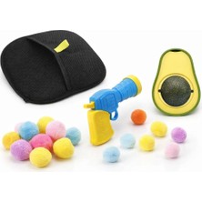 Busstier Statik Tüy Toplama Eldiveni Kedi Topu Tabancası 20 Peluş Top Avokado Kedi Otu Seti