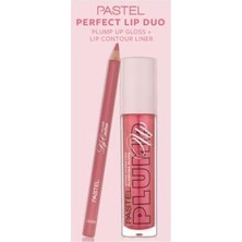 Teknocan Marketing Pastel Profashion Plumping Gloss 206 + Pastel Lip Contour Liner Dudak Parlatıcı 51