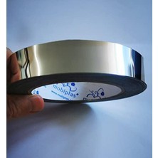 Teknocan Marketing Dekoratif Pvc Bant Gümüş 2cm x 10 Metre, Dekorasyon Bandı, Mobilya, Kapı ve Duvar Süsü