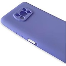 Teknocan Marketing X3 Nfc Uyumlu Kılıf Kamera Lens Korumalı Esnek Silikon Yıkanabilir Uzun Ömürlü Kapak - Lila