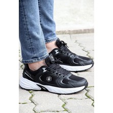 Puma Lumberjack Kadın Siyah Beyaz Spor-Koşu Ayakkabı Tekstil Malzeme ile Düz Taban Tasarımı 46
