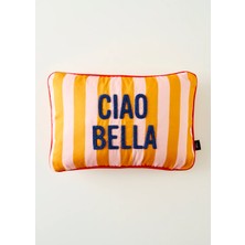 Bella Maison Turuncu Kırlent Kılıfı 35x50 cm Mottolu Punch Desenli Şık Tasarım