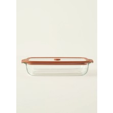 Bella Maison Sandy Cam Fırın Kabı Kahverengi (1600 Cc)