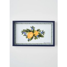 Bella Maison Lemoncello Dekoratif Cam Tepsi (22x37 cm)