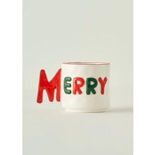 Bella Maison Merry Yılbaşı Stoneware Kupa (360 cc)