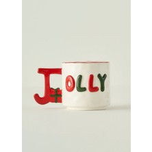 Bella Maison Jolly Yılbaşı Stoneware Kupa (360 cc)