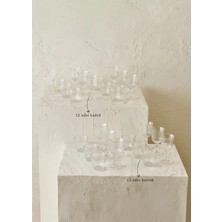 Bella Maison Line Bardak-Kadeh Seti 24'lü Naturel