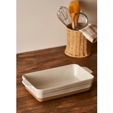 Bella Maison Margot Stoneware Fırın Kabı Beyaz (33,1X19,6X7 Cm)