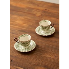 Ivy Porselen 2'li Kahve Fincanı Seti (90 Cc)