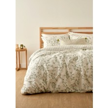 Bella Maison Lauren Pamuklu Çift Kişilik Nevresim Seti Yeşil (200x220 cm)