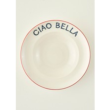 Bella Maison Line Porselen Makarna Tabağı Kırmızı (28 cm)