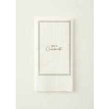Bella Maison Celebrate 100'lü Kağıt Peçete Beyaz (33x33 cm)