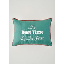 Bella Maison New Year Yılbaşı Kırlent Kılıfı Yeşil (35x50 cm)