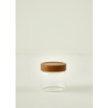 Bella Maison Austin Ahşap Kapaklı Kavanoz Naturel (500 Cc)