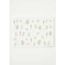 Bella Maison Flores Cam Kesme Tahtası (35X25 Cm)