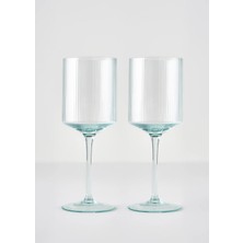 Bella Maison Stripe Kadeh 2'li Yeşil (440 Cc)