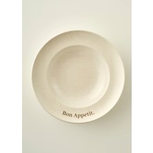 Bella Maison Bon Appetit Porselen Makarna Tabağı Krem (28 Cm)