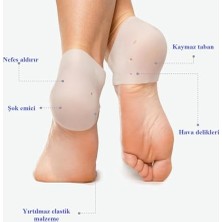 Teknocan Marketing Topuk Dikeni Rahatlatıcı Silikon Çorap, Topuk Nemlendirici Patik, Topuk Çatlaklarını Nemlendiren Çorap, Topuk Kuruluğu Önleyici Patiik