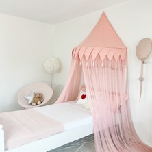 Pamuka Duvar Tentesi Bayraklı Pembe Pembe