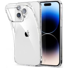 Teknocan Marketing 14 Pro Max Şeffaf Kılıf 14 Promax Şeffaf Silikon Kılıf, Transparent 14 Pro Max Kılıfı