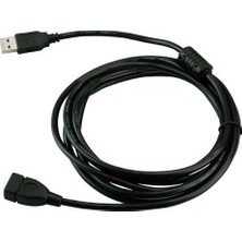 Alfais 4635 10 Metre USB Uzatma Kablosu Dişi Erkek Parazit Önleyici Dayanıklı Tasarım
