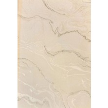 Sultan Dekorasyon Ithal 16M2 Duvar Kağıdı 3boyutlu Mermer Desen Simli Silinebilir