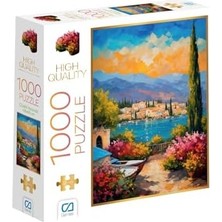 Teknocan Marketing Çiçekli 1000 Parça 2,2mm Kalınlık 48X68CM Profesyonel Hobi Puzzle Yapboz Serisi