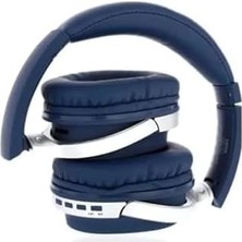 Teknocan Marketing BLT20 Kafa Üstü Bluetooth Kulaklık Mavi