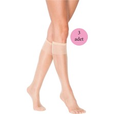 Al-Fil Teknoloji 3 Adet Süper Ince 15 Den Mat Pantolon Çorabı Açık Ten