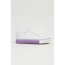 Benetton Bağcıklı Suni Deri Sneakers