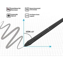Teknocan Marketing Veikk VK640 ve VK1200 Grafik Tabletler Için 8192L Pilsiz KALEM-P05