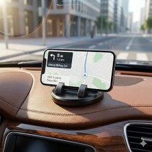 Teknocan Marketing Numaratörlü Telefon Tutacağı – Araç Içi Kaymaz Masaüstü Stand, Geçici Numarası Göstergeli,