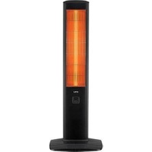 Ufo Micatronic 2400 W  Siyah T24EN-B Dikey Infrared Isıtıcı Kule Tipi Yüksek Verim ve Konfor
