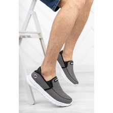 Riccon Buz Siyah Unisex Sneaker 001204 Koku Yapmayan İç Astar ve Düz Taban ile Konforlu Ayakkabı