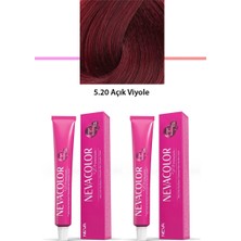 Al-Fil Teknoloji 2 Li Set Premium 5.20 Açık Viyole - Kalıcı Krem Saç Boyası 2 x 50 G Tüp